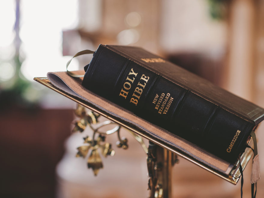 Bible on a Stand